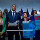 Chairman of the Congressional Black Caucus, Rep. Cedric Richmond, D-New Orleans, accompanied by other members, speaks to the media urging the Senate to reject the Supreme Court nominee Brett Kavanaugh, during his confirmation hearing on Capitol Hill, Thursday, Sept. 6, 2018, in Washington.
